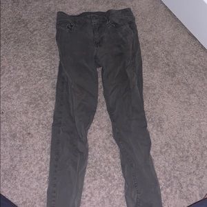 Gray American eagle jeans